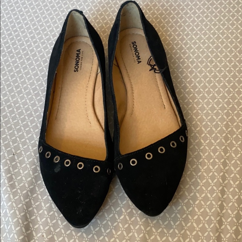 Black flats size 9.5